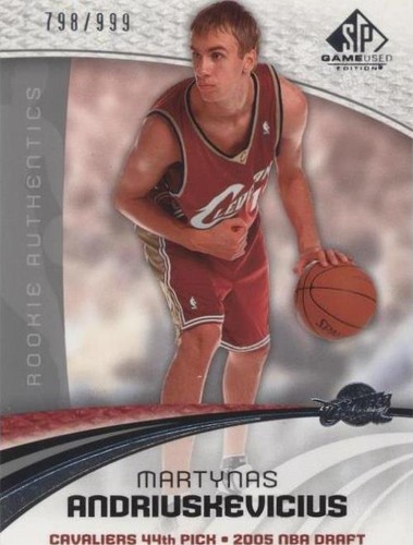 2005-06 SP Game Used Edition - Martynas Andriuskevicius #137