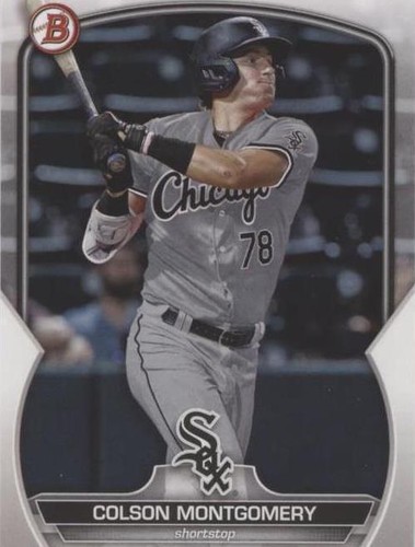 COLSON MONTGOMERY RC /499 2022 Bowman Draft SKY BLUE PARALLEL #BD