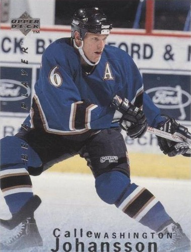 1995-96 Upper Deck Be a Player - Calle Johansson #54