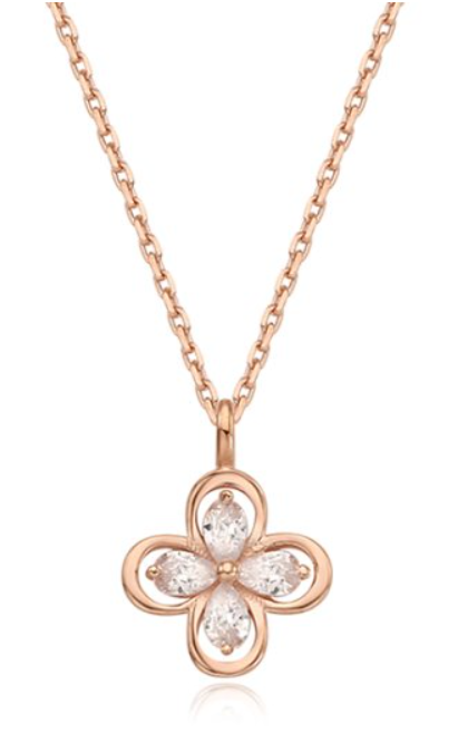 Stone Henge Silver Necklace SC1429 Silver925 Rose Gold