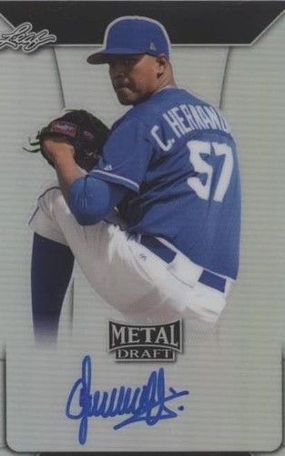 2018 Leaf Metal Draft - Carlos Hernandez #BA-CH1