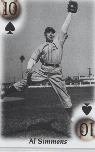 2000 U.S. Playing Card All-Century Team - Al Simmons #10S
