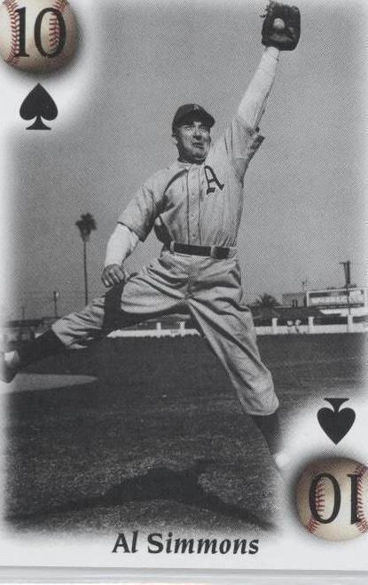 2000 U.S. Playing Card All-Century Team - Al Simmons #10S