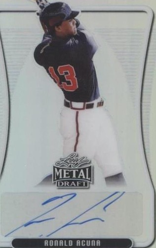 2020 Leaf Metal Draft - Ronald Acuña Jr. #BA-RA1