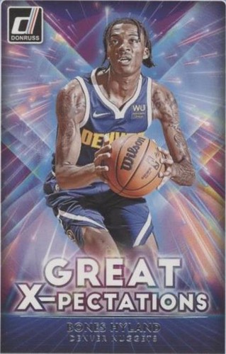 NBA DONRUSS Bones Hyland RC サインカード NBA DONRUSS Bones Hyland RC サインカード 2021-22 Panini
