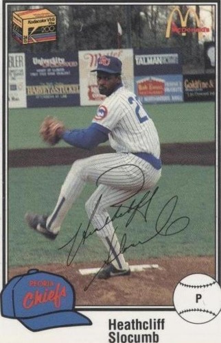 1989 Kodak Peoria Chiefs - Heathcliff Slocumb #9