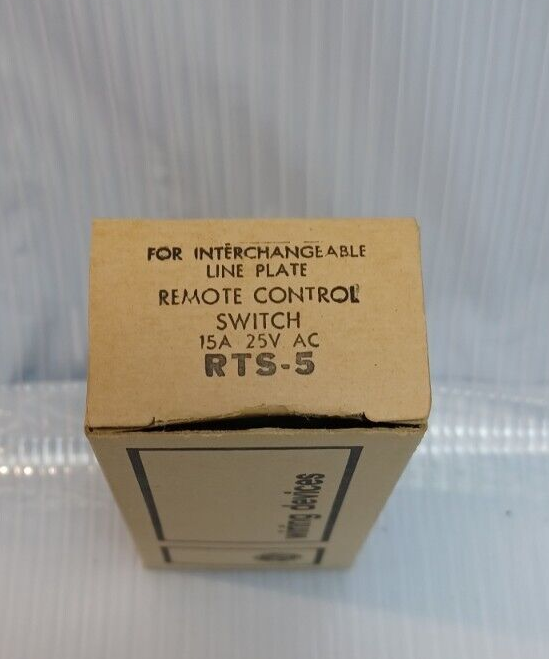 GE RTS5 General Electric Remote Control Ivory Switch