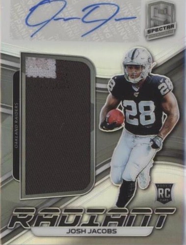 2019 Panini Spectra Josh Jacobs #RRPS-4
