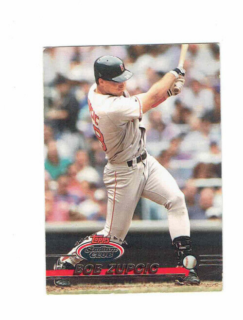 Bob Zupic Boston Red Sox OF #563 Topps Stadium Club 1993