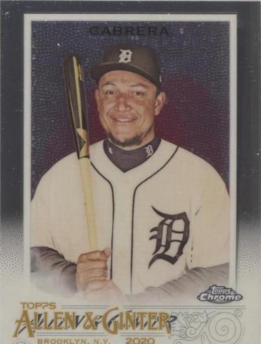 2020 Topps Allen & Ginter Chrome - Miguel Cabrera #38