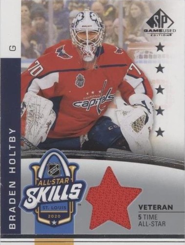 2020-21 Upper Deck SP Game Used - Braden Holtby #ASV-BH