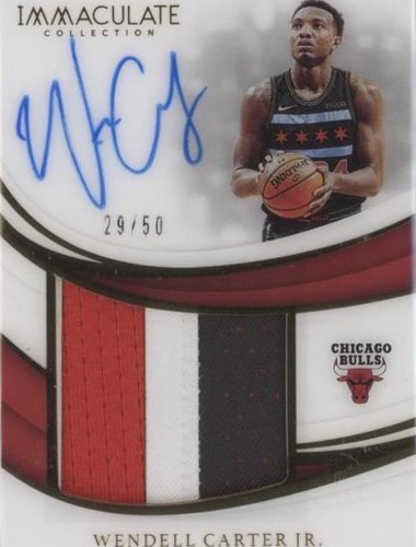 2018-19 Panini Immaculate Collection - Wendell Carter Jr. #PP-WCJ