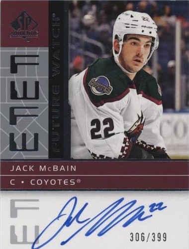 2022-23 SP Authentic - Jack McBain #RFWA2-JM