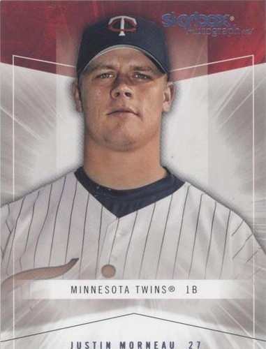 2005 Skybox Autographics - Justin Morneau #92