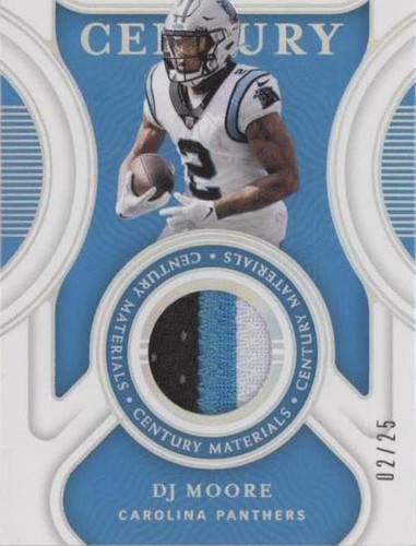 2021 Panini National Treasures D.J. Moore #CM-DJM
