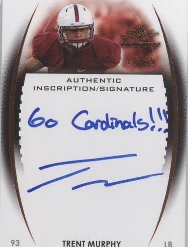 2014 Leaf Trinity Trent Murphy #DI-TM1