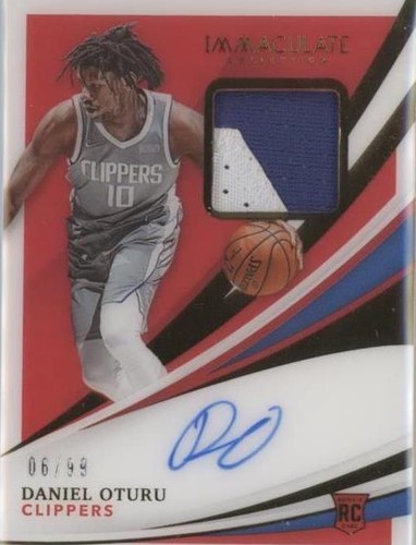 2020-21 Panini Immaculate Collection - Daniel Oturu #130