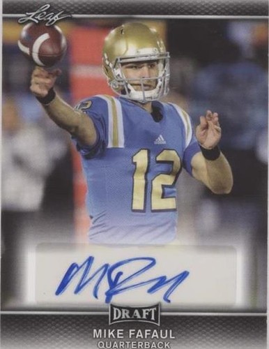 2017 Leaf Draft Mike Fafaul #A-MF1