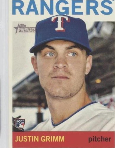 2013 Topps Heritage - Justin Grimm #H590