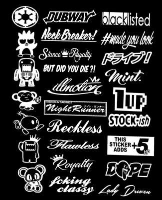 Jdm 2024 car decals
