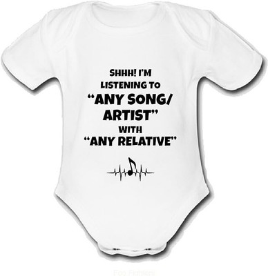 Lee @ So Ra Babygrow Baby vest grow music gift custom personalised