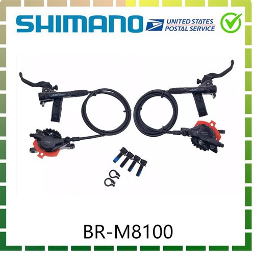 Shimano XT BL BR-M8100 Hydraulic Disc Brake Set Levers Pair Front Rear J03A