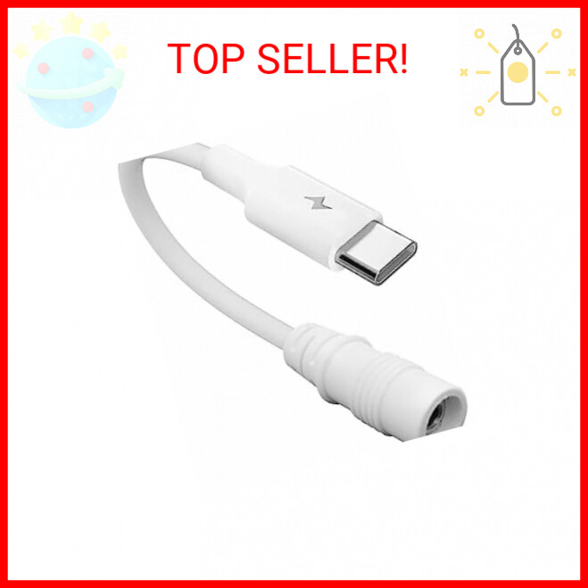Replacement for Ring Barrel Plug DC to USB-C Adapter for Barrel Plug Solar Panel