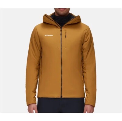 NWT Women's Mammut Rime Light IN Active Insulation Flex Hooded L Large (Cheetah)