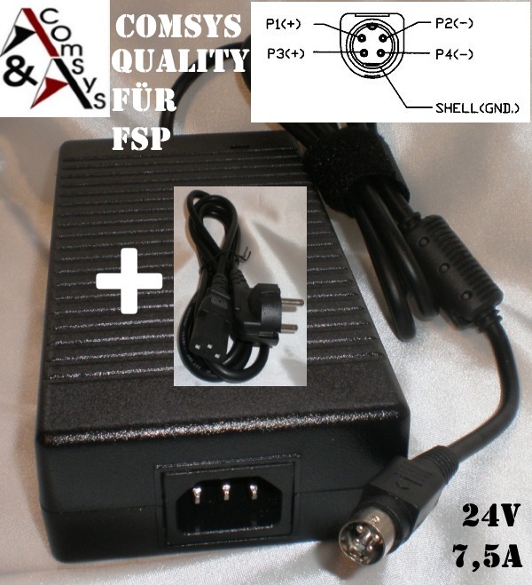 Power Netzteil  Ersatz Fsp180-Aaa Fsp180-Aaan1 Adapter 24v 7.5a 180 Watt  4pin
