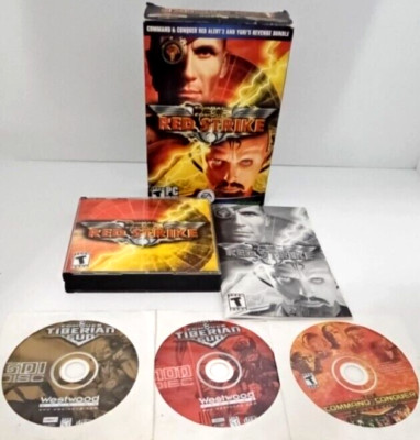 Vtg. Command & Conquer Red Strike PC 2001 and Yuri's Revenge Bundle+ Bonus Read!