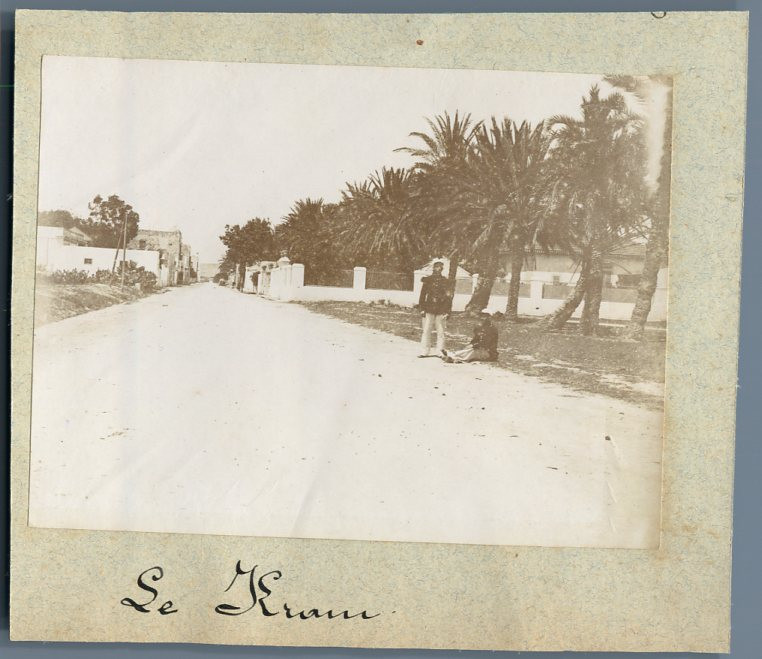 Tunisie, La Goulette (Ø­ÙÙ Ø§ÙÙØ§Ø¯Ù), Le Kram  Vintage Citrate Print. Photo J. Boug