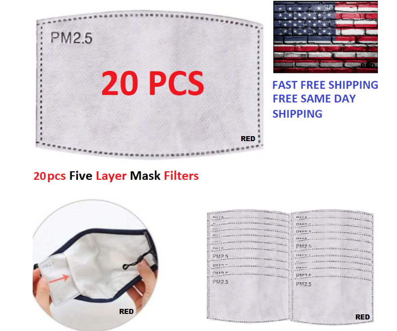 FREE 8PCS FILTERS + 4PCS COTTON RESPIRATOR FILTER FASHION FACE BLACK MASK PACK