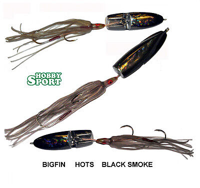 INCHIKU BIGFIN HOTS JAPAN 80 GR BLACK SMOKE PESCA MARE BARCA