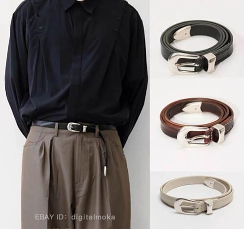 BELT Classic Our Legacy Grained Leather Pin-Buckle Limited BELT Classic Our Legacy Grained Leather Pin-Buckle Limited