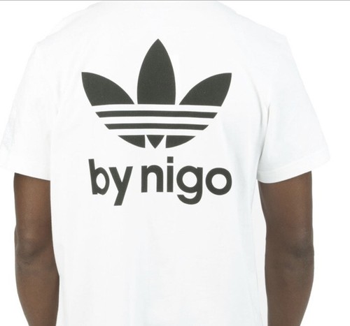 <限定品> 希少 adidas NIGO コラボシャツ　XL adidas original 25周年 nigoコラボTシャツメンズ - メルカリ