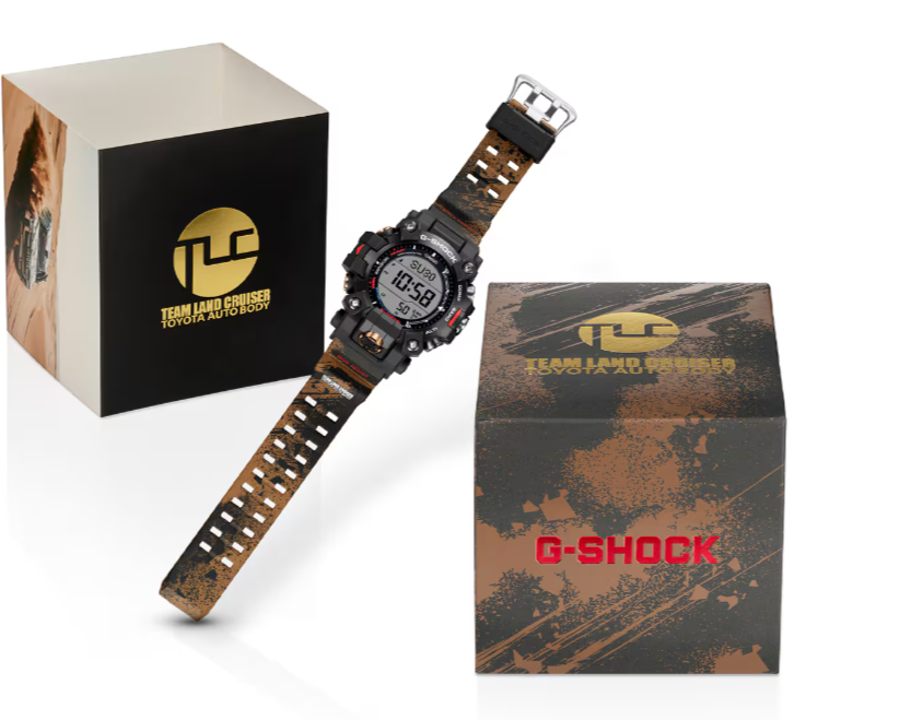 Pre-owned Casio G-shock Team Land Cruiser Toyota Collaboration Gw9500tlc-1 Limited Edition