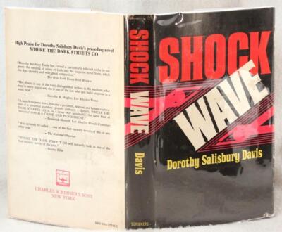 SHOCK WAVE by Dorothy Salisbury Davis First Edition 1972 HB/DJ Mystery Fiction