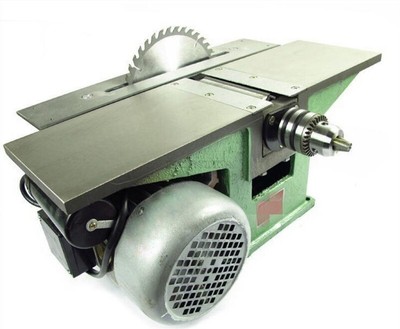 Multifunctional Woodworking Machine 220V Bench For Planing/ Sawing/ Drilling fo