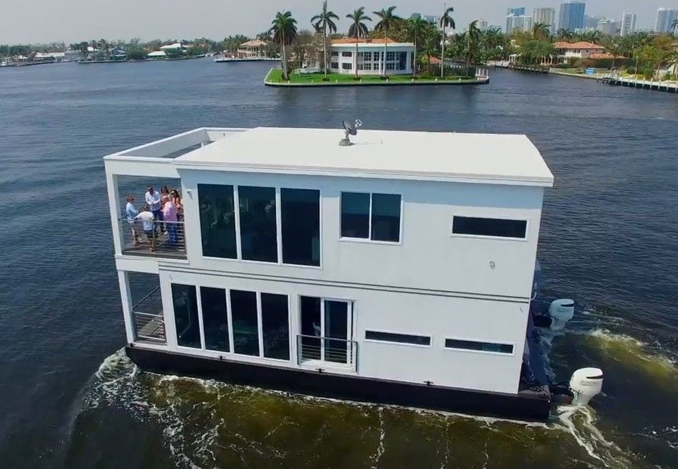 THE LUXURIA One of a Kind Luxury Living Vessel - Floating Home Houseboat
