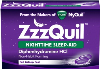 ZzzQuil Nighttime Sleep-Aid - 96 LiquiCaps From the Makers of Vicks NyQuil  