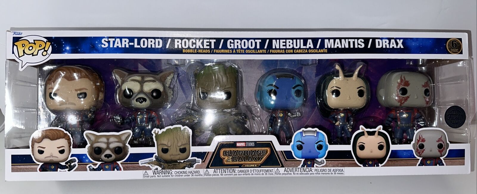 MARVEL - 限定FUNKO POP!   SODA GOTG 5セット NYCC 2021: Guardians of The Galaxy Vol 2 Rocket Funko