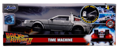 Back to the Future 2 Time Machine 1:24 Scale Die-Cast Model with Lights & Sound