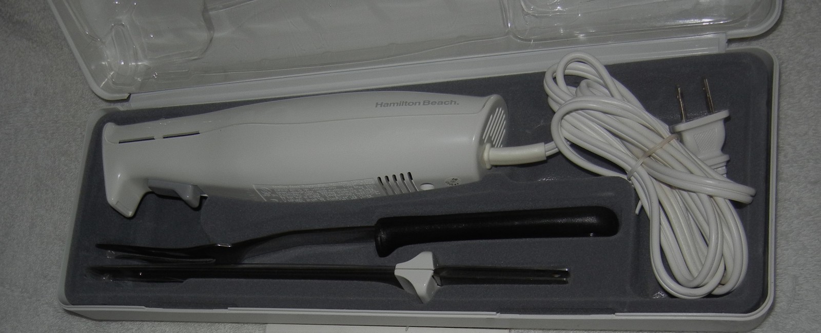 Hamilton Beach 74250 Carve 'n Set Electric Knife.