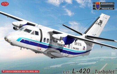 KP Models 0438 1/72 Let L-420 ''Turbolet'' plastic kit