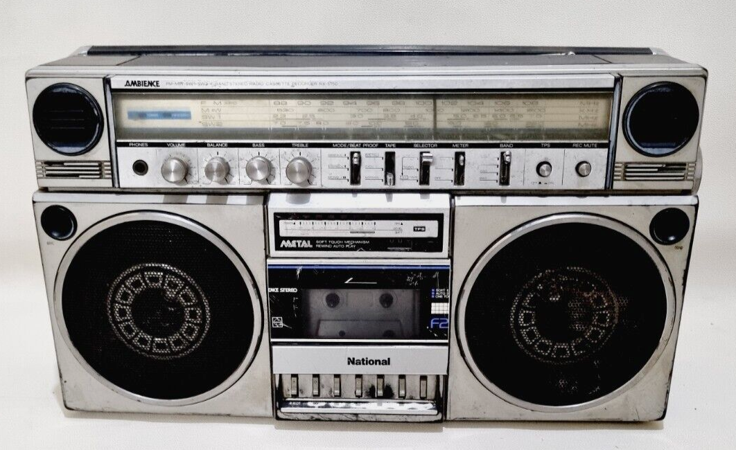 ○【動作確認済み】National ナショナル RX-5150 ラジカセ 昭和レトロ