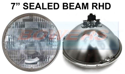 7'' GENUINE SEALED BEAM HEADLIGHT HEADLAMP UNIT FOR CLASSIC CAR SB7014 RHD UK