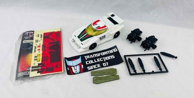 Transformers Original G1 1986 Mail Away Wheeljack Complete unused Stickers MINT