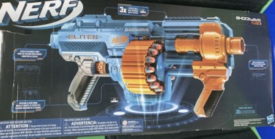 NERF Elite 2.0 Shockwave RD-15 Blaster, 30 Darts, 15-Dart Rotating Drum,