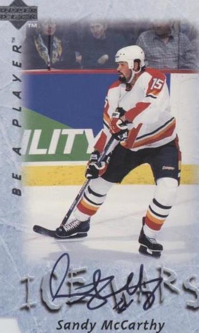 1995-96 Upper Deck Be a Player - Sandy McCarthy #S217