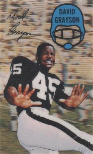 1970 Kellogg's 3-D Super Stars Dave Grayson #36